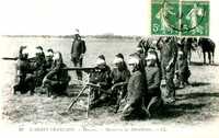  1914-1918 L'armee francaise Dragons Manoeuvre des Mitrailleuses Franch Army Dragon operate machine-guns.jpg 